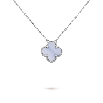 LIONA CLOVER NECKLACE - PURPLE