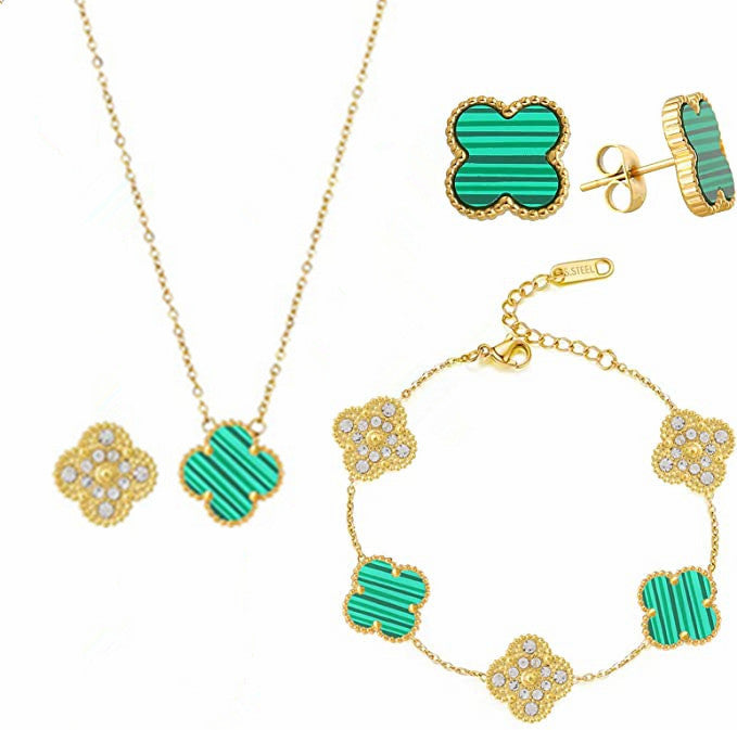 LIONA CLOVER SET GREEN