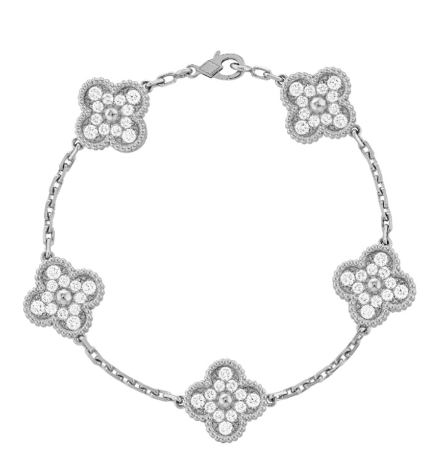 SILVER CLOVER ZIRCON edition