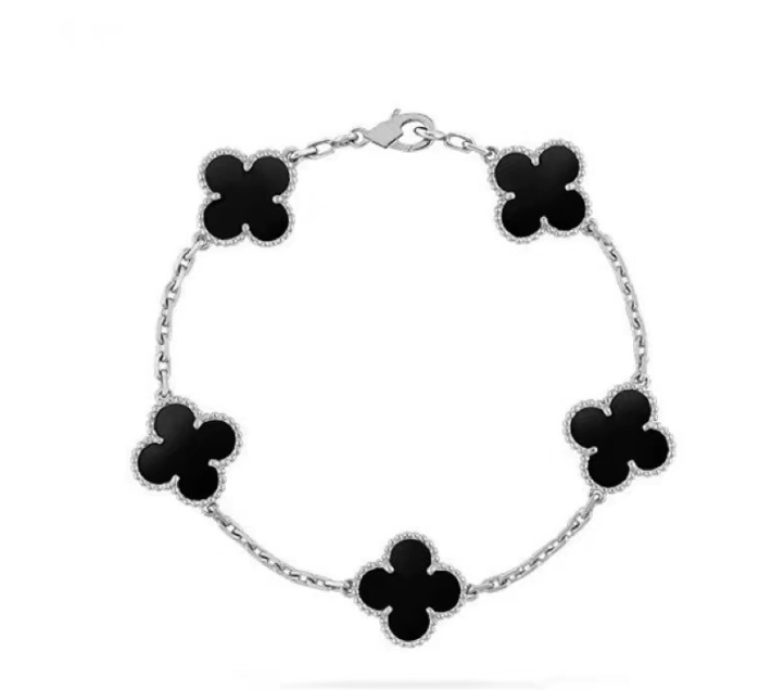 SILVER CLOVER midnight BLACK