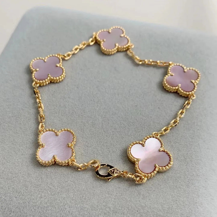 LIONA CLOVER BRACELET PINK