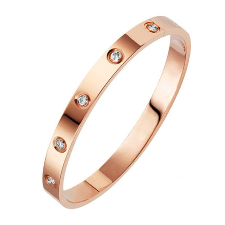 ECO-DIAMOND 18K GOLD ETERNITY LINK